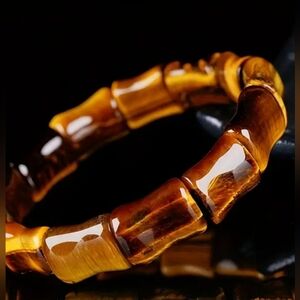 Natural Stone Tiger Eye Beaded Bracelet